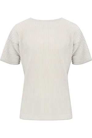 Issey Miyake Plissiertes T-Shirt
