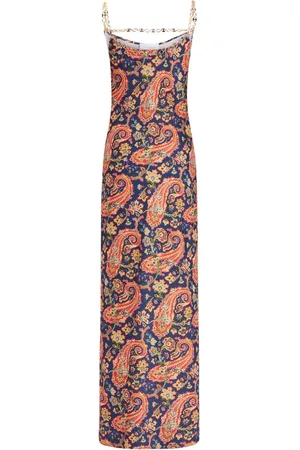 Paco rabanne Paisley Nuisette Maxikleid