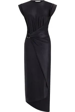 Paco rabanne Midikleid mit Raffungen