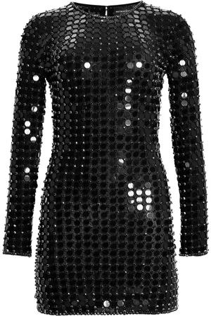 Retrofete Verziertes Minikleid
