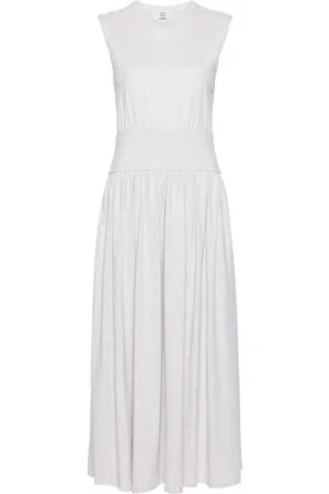 Totême Meliertes Midikleid