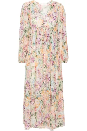 ZIMMERMANN Halliday Maxikleid mit Blumen-Print