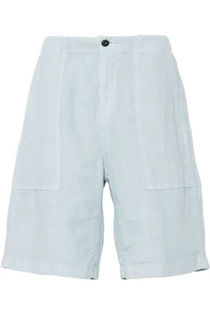 ELEVENTY Leinenshorts mit geradem Bein