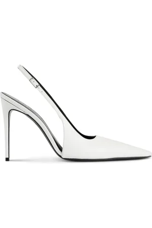 Retrofete Spitze Slingback-Pumps