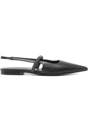 Brunello Cucinelli Ballerinas mit Monili-Kette