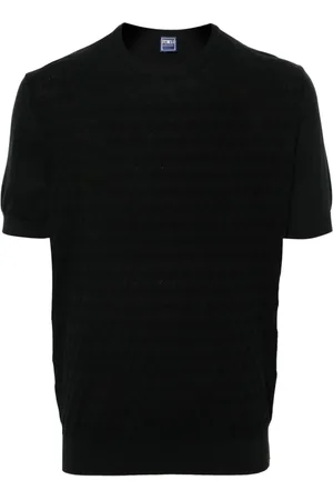 FEDELI Geometrisch gemustertes T-Shirt