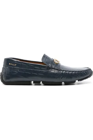 Bally Loafer mit Kroko-Effekt
