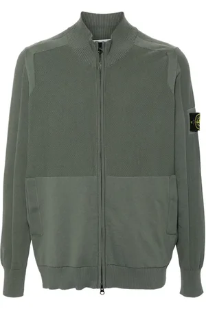 Stone Island Cardigan mit Kompass-Patch