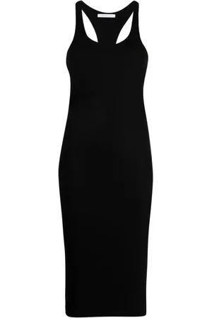 JOHN ELLIOTT Midikleid aus geripptem Strick