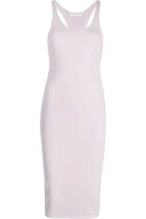 JOHN ELLIOTT Fein geripptes Midikleid