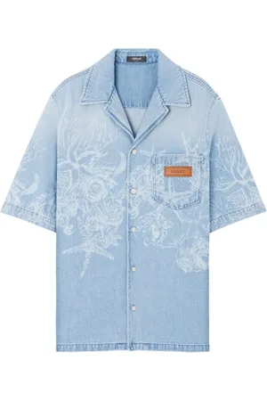 VERSACE Barocco Sea Jeanshemd
