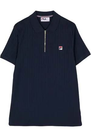 Fila Geripptes Poloshirt