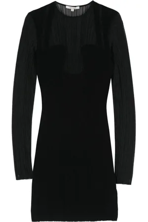 Nensi Dojaka Geripptes Minikleid