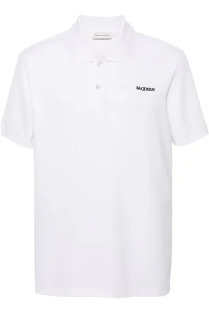 Alexander McQueen Poloshirt mit Logo-Stickerei