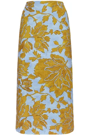 La DoubleJ Bleistiftrock mit Blumen-Print
