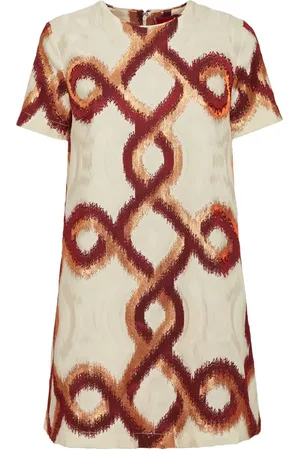La DoubleJ Mini Swing Kleid mit geometrischem Print