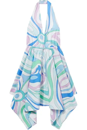 Puccini Minikleid mit Marmo-Print