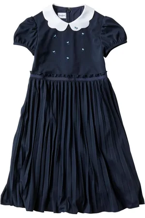 Familiar Kurzärmeliges Kleid mit Stickerei