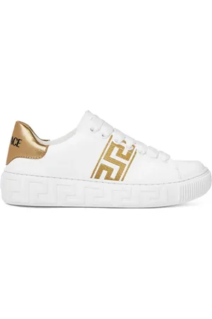 VERSACE Sneakers mit Greca-Stickerei