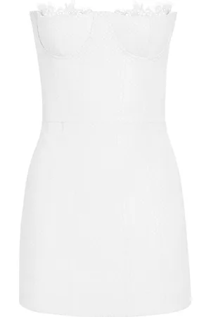 Retrofete Schulterfreies Minikleid