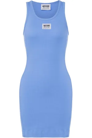 Moschino Minikleid mit Logo-Schild