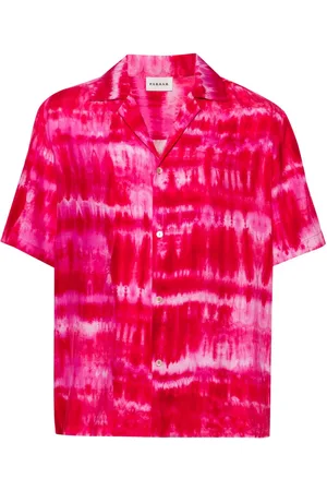 P.A.R.O.S.H. Seidenhemd mit Batikmuster