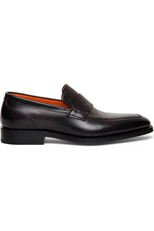 santoni Loafer mit mandelförmiger Kappe