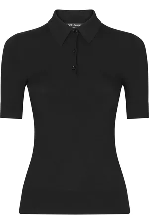 Dolce & Gabbana Fein gestricktes Poloshirt