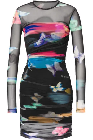 Moschino Transparentes Minikleid