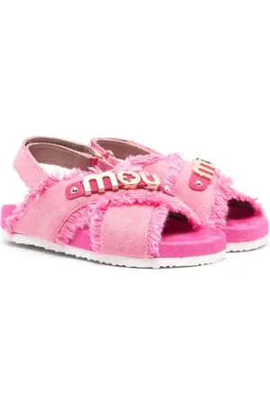 Mou Canvas-Sandalen mit Logo-Schild