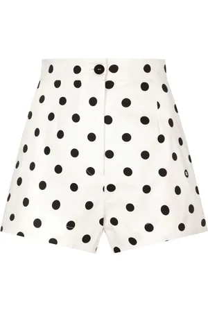 Dolce & Gabbana High-Waist-Shorts mit Polka Dots