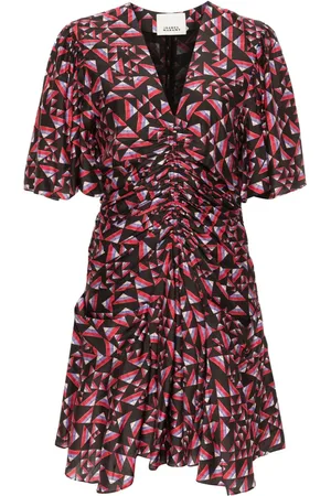 Isabel Marant Gerafftes Lienne Minikleid