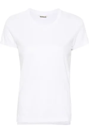 Auralee T-Shirt mit kurzen Ärmeln