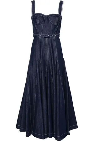 HUISHAN ZHANG Midikleid mit Gürtel