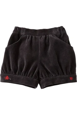 Familiar Shorts aus Cord mit Logo-Stickerei