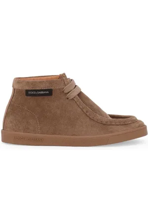 Dolce & Gabbana Stiefel mit Logo-Schild