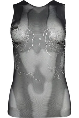 DI PETSA Transparentes Venus Shell Tanktop