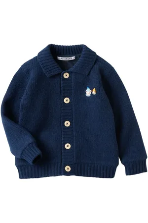 Familiar Intarsien-Cardigan aus Wolle