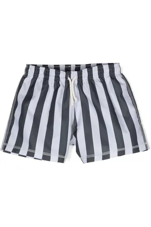 Le pandorine Gestreifte Badeshorts