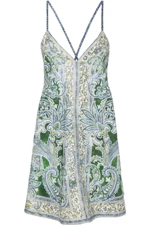 ZIMMERMANN Ottie Swing Minikleid aus Leinen