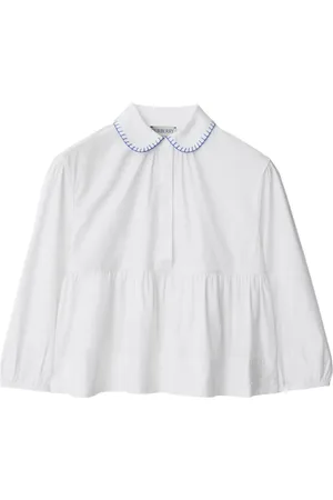 Burberry Bluse mit Schößchen