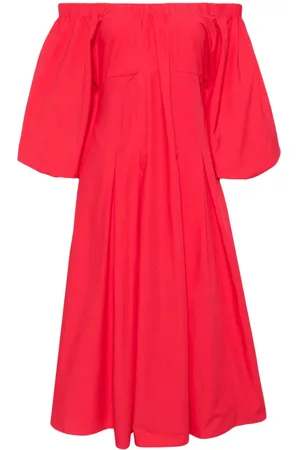 REJINA PYO Greta Midikleid aus Bio-Baumwolle