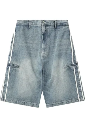 FIVE CM Jeans-Shorts mit Streifendetail
