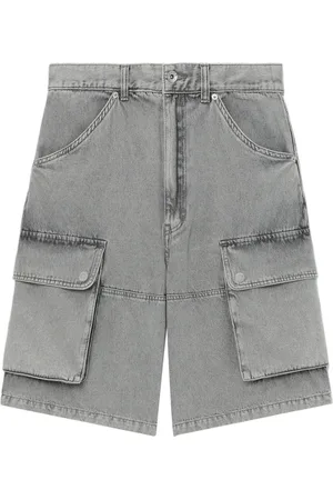 FIVE CM Jeans-Shorts mit weitem Bein