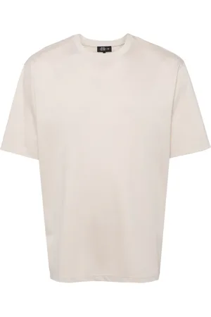 MAN ON THE BOON. Glossy T-Shirt mit Rundhalsausschnitt