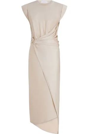Paco rabanne Midikleid mit Raffungen