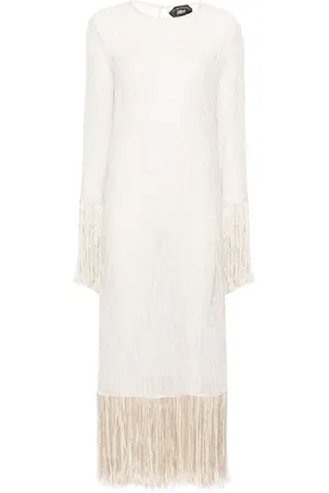 ‎Taller Marmo‎ Nile Midikleid mit Fransen
