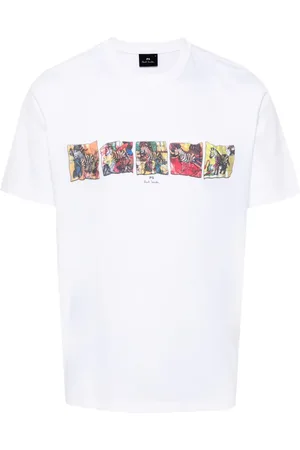 Paul Smith Zebras T-Shirt aus Bio-Baumwolle
