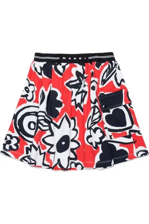 Marni Rock mit grafischem Print