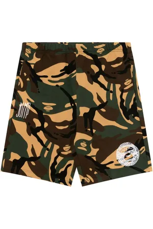 A Bathing Ape Joggingshorts mit Camouflage-Print